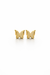 Elegant Gold Butterfly Earrings