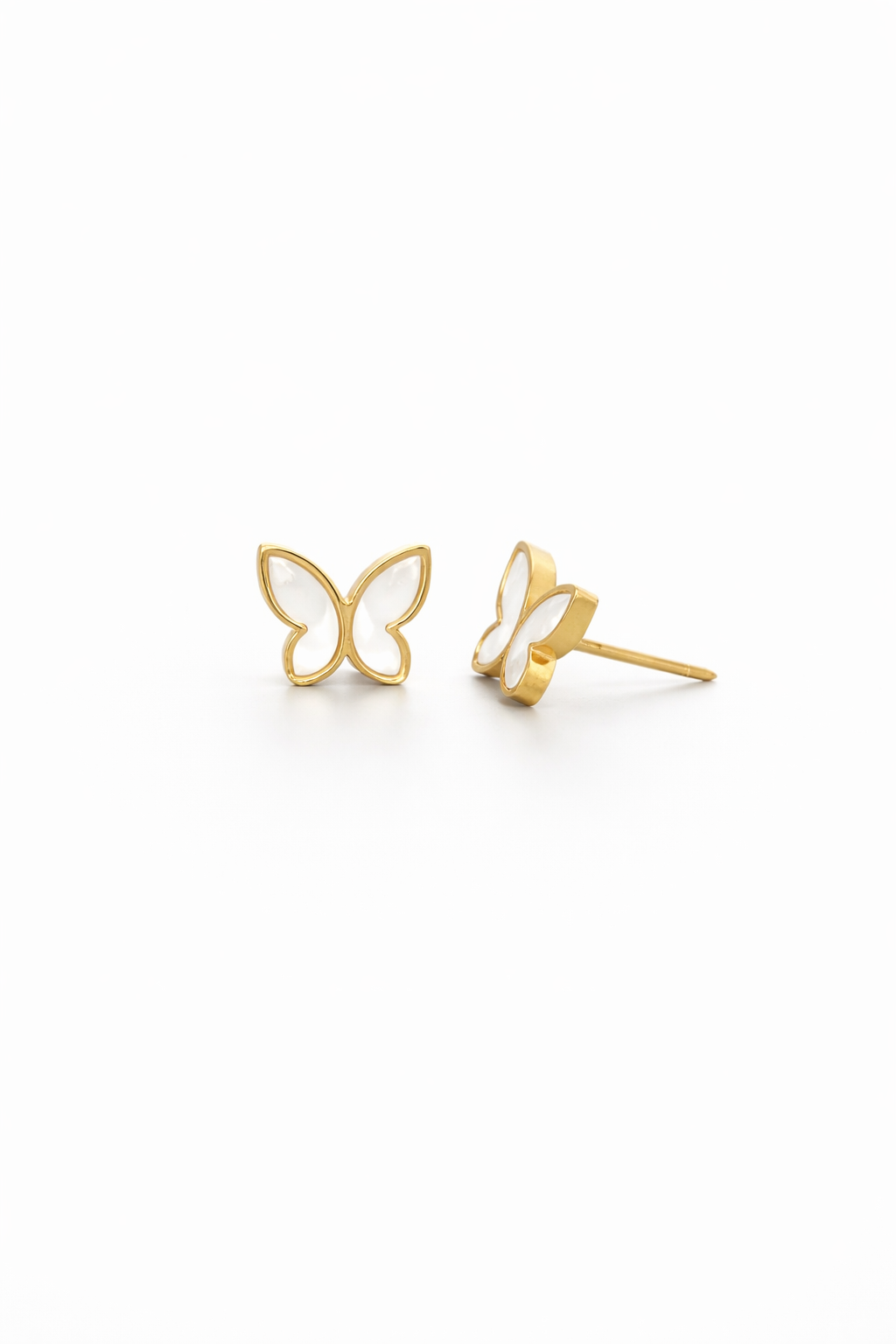Delicate Butterfly Stud Earrings