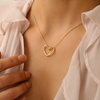Artful Open-Heart Necklace