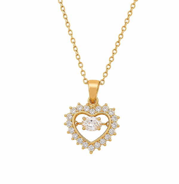 Eternal Radiance Heart Pendant