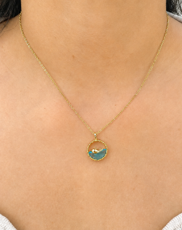 Blue Whale Necklace