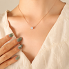 Diamond Necklace, Waterproof and Anti-Tarnish