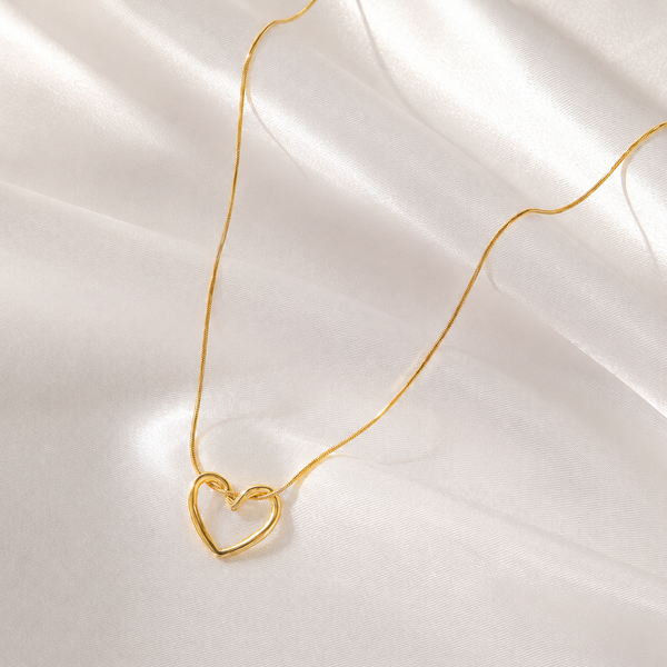 Artful Open-Heart Necklace