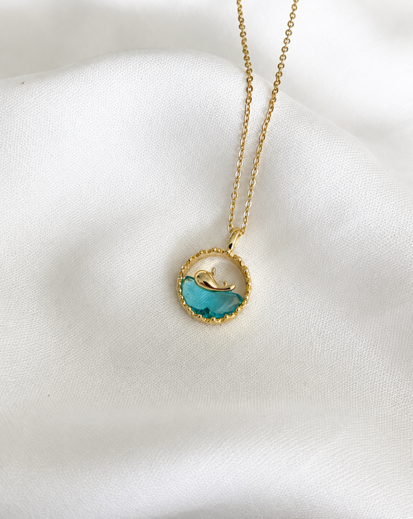 Blue Whale Necklace