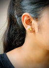 Elegant Gold Butterfly Earrings