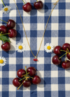 Cherry Motif Fine Gold Pendant