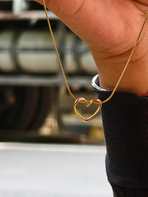 Artful Open-Heart Necklace