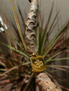Om Trishul Power Gold Plated Pendant Chain Necklace