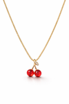 Cherry Motif Fine Gold Pendant