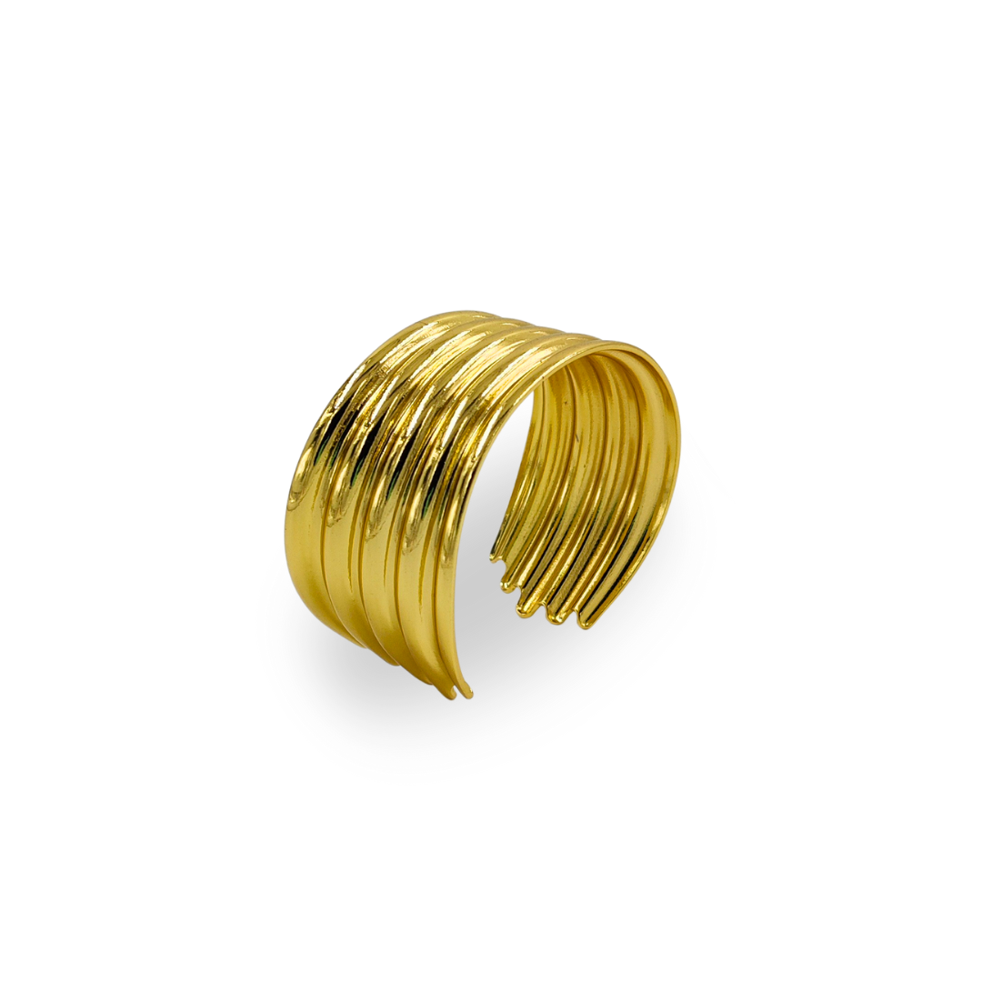 Golden Multilayer Adjustable Bracelet