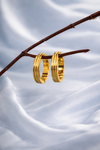 Minimal Luxe Gold Hoop Earrings
