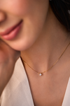 Diamond Necklace, Waterproof and Anti-Tarnish