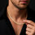 Gold Plated Snake Chain For Men (21.5 Inch)