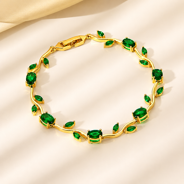 Green Aura Tulip Bracelet
