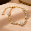 Flower Crystal Bracelet