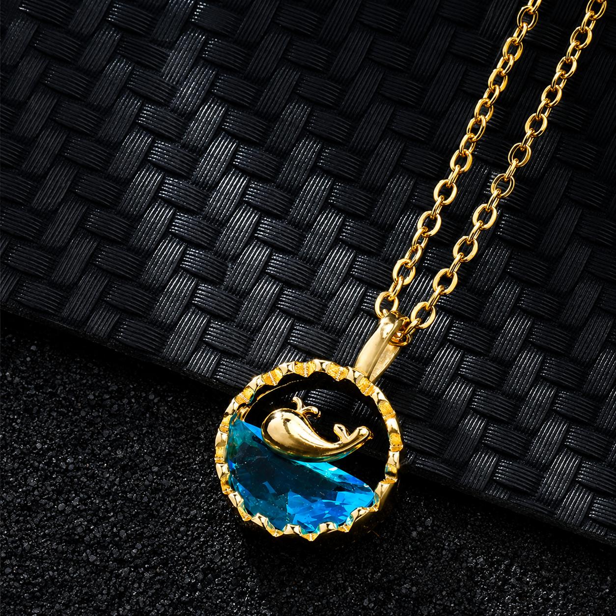 Blue Whale Necklace