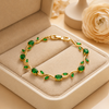 Green Aura Tulip Bracelet