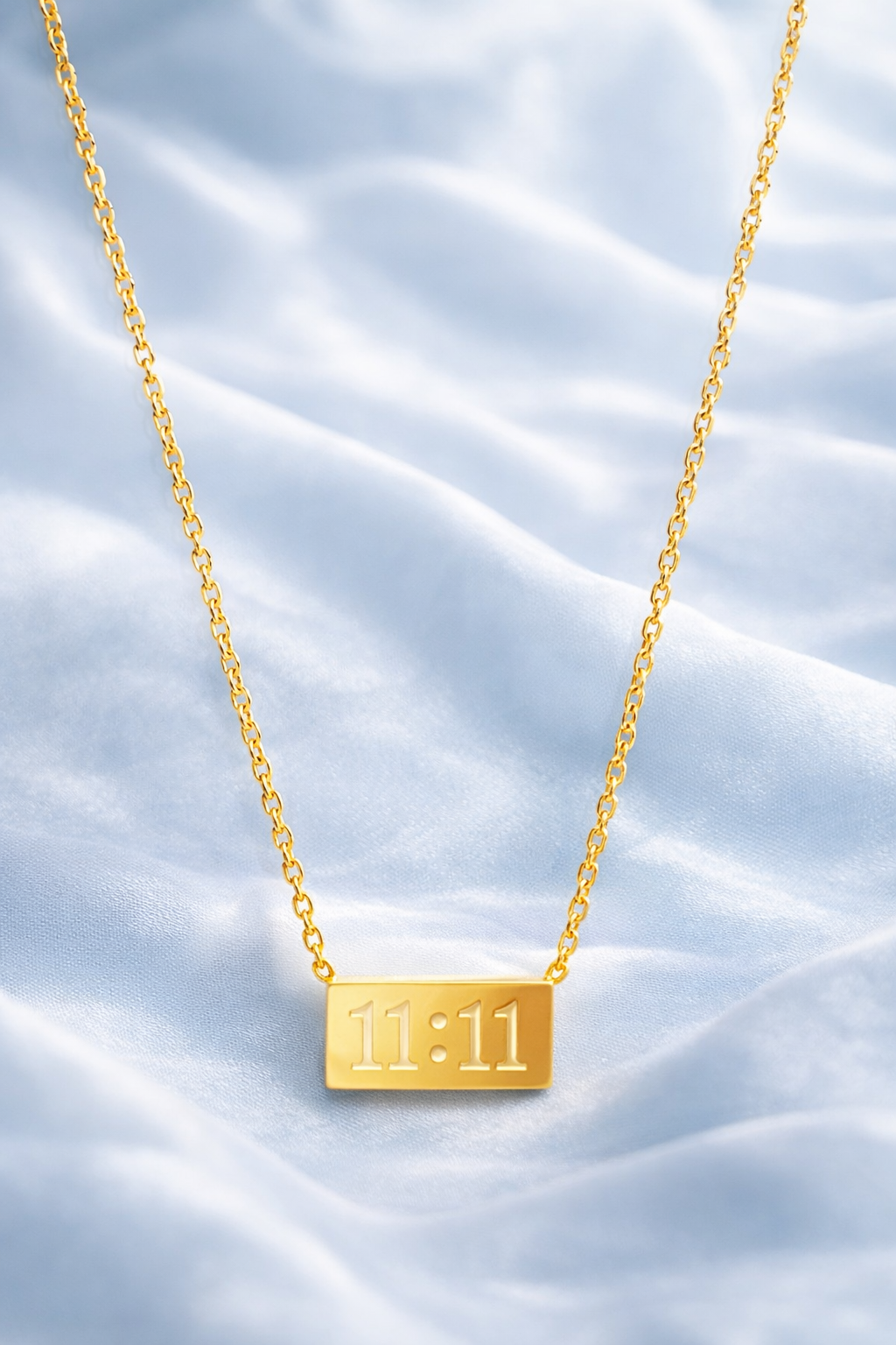 Eternal 11:11 Gold Bar Necklace