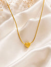 Golden Gloe Heart Promise Necklace